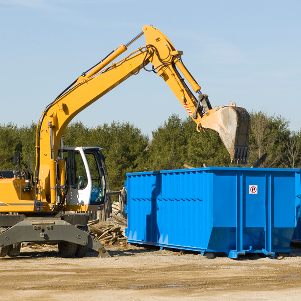 can i choose the location where the residential dumpster will be placed in South Annville